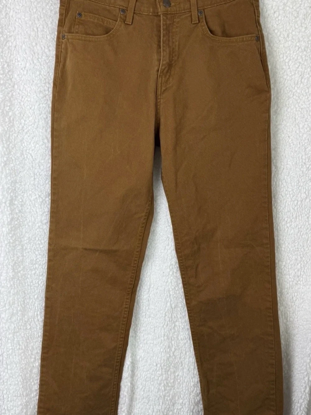 Saddlebred Jeans Mens 32/32 Relaxed Fit Brown Denim EUC